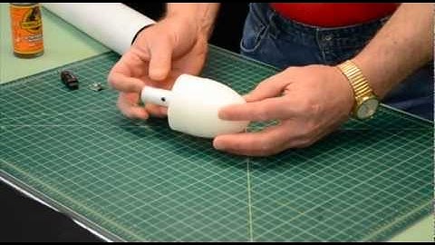 Foam Nose Cone for TARC Model Rockets