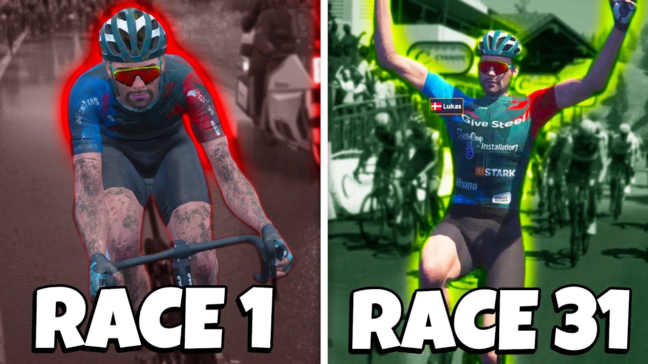 I Started My Pro Cycling Career and Won My First Race? (Season 1)