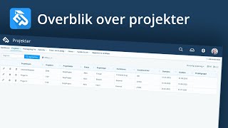 Overblik over projekter screenshot 3