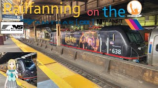 Railfanning on the Raritan Valley Line with NS 1072 & AMTK638,641&653