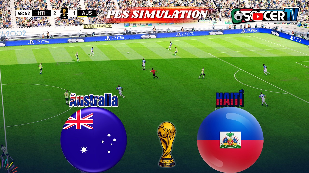 Австралия против Гаити | Режим «Что если» ЧМ-2026 | Симуляция игрового процесса в PES (PC)