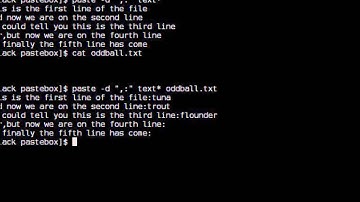 Linux In The Shell Episode 004 - Paste