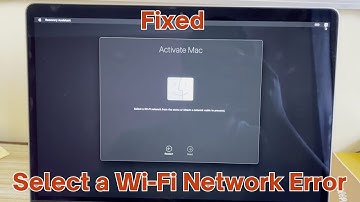 How To Fix No Wi-Fi Network From The Menu on Macbook (M1/ M2)  (Activate Mac)