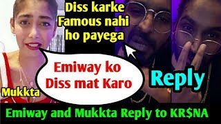Emiway And His Ex-Girlfriend Mukkta Big Reply To Raftaar And Krna Emiway Pagal Sa Rapper Reaction