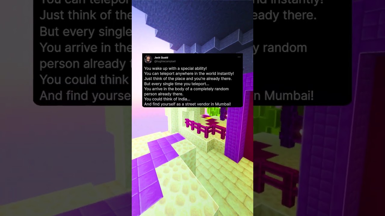Teleport Anywhere You Want, But You Lose Your Body...