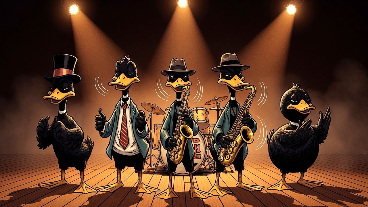 Spooky Black Duck Jazz: Haunted Hotel Ambience for Halloween & Mystery