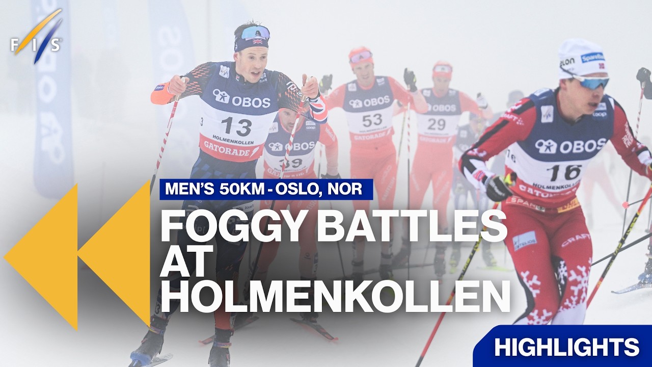 Foggy Battles at Holmenkollen | Highlights | FIS Cross Country