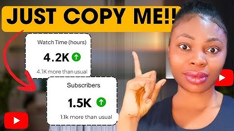 De NIEUWSTE manier om 1000 abonnees en 4000 uur te krijgen (zelfs als je lui bent) is NET uitgelekt!