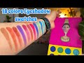 The Masquerade mini by Juvia’s place eyeshadow palette swatches🎨 #eyeshadow 