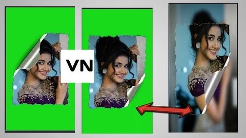 Paper Curl Effect Status Video | Lyrics Status Kaise Banaye Vn app me !!