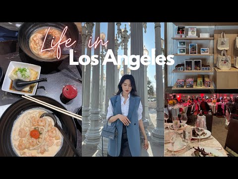 LA VLOG | gwrm for a gala, food adventures with me and friends, exploring museum