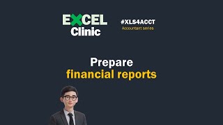 excel clinic automate financial reports