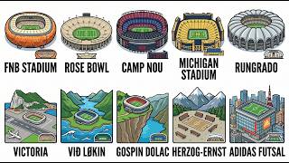 The World's Biggest vs Smallest Football Stadiums Explained | Size Clash
