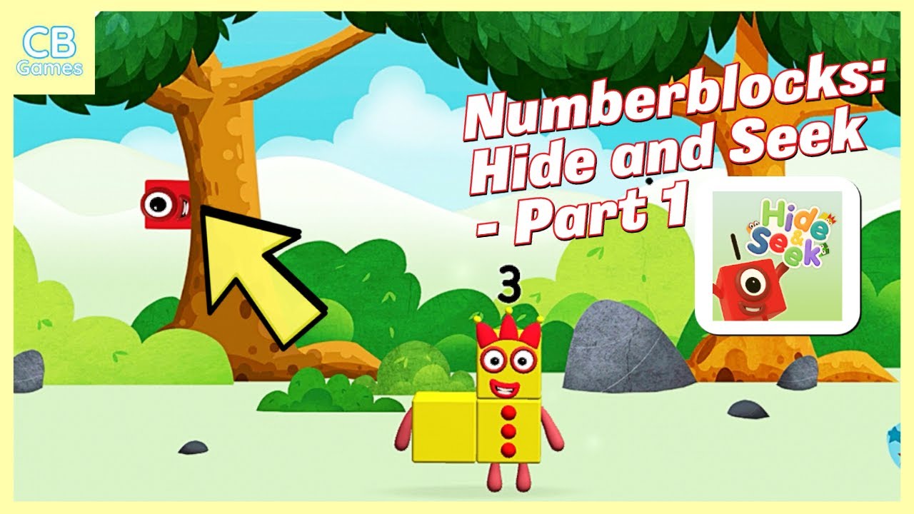 Игры а 4 прятки. Numberblocks Hide and seek. Numberblocks 1. Numberblocks Hide seek игры. Hide and seek игра с лягушками.