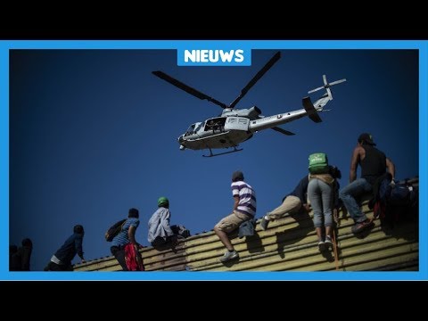 Video: Vlucht Van De Verenigde Staten Naar Mexico Wordt Bedreigd