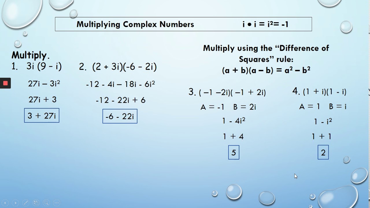 ALGEBRA 2 Lesson 4 4 Part 2 Video - YouTube
