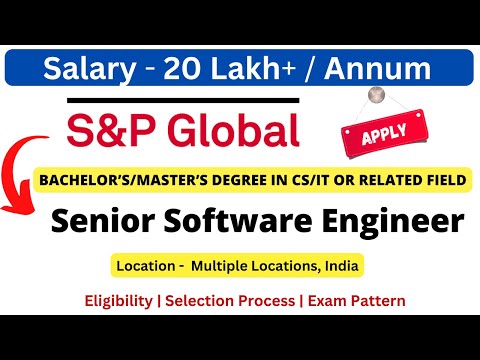 S P Global Senior Software Engineer Salary