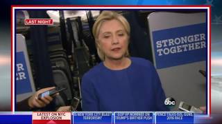 Candidates React to New York City Explosion