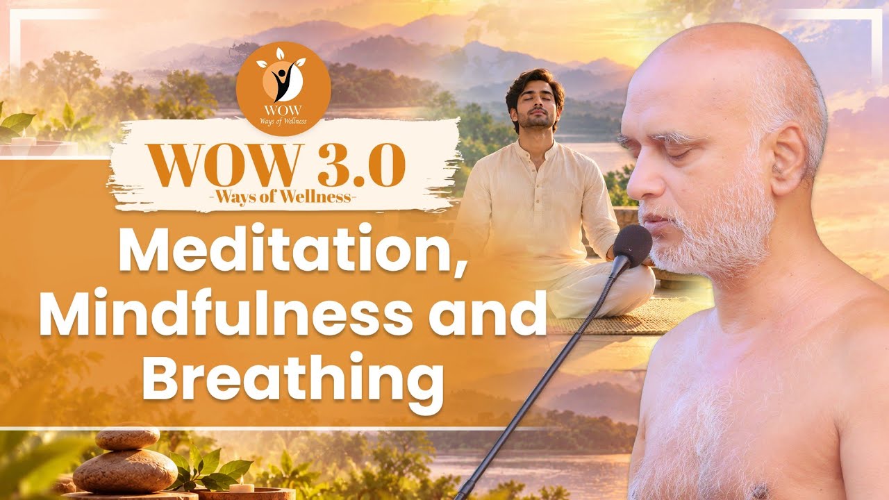 Meditation, Mindfulness & Breathing | Wow-3.0 Ways Of Wellness | 10 Oct 2026 | Muni Veersagarji