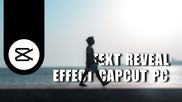 ⭐ Text Reveal Effect Capcut PC Tutorial | Reveal Text as You Walk | Full Tutorial