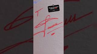 unique signature of T 🖋️😂 #funnyvideo #funnycreator #shorts