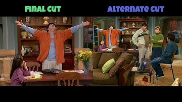 Drake & Josh - Dune Buggy - Final Cut vs Alternate (blooper) Cut side-by-side