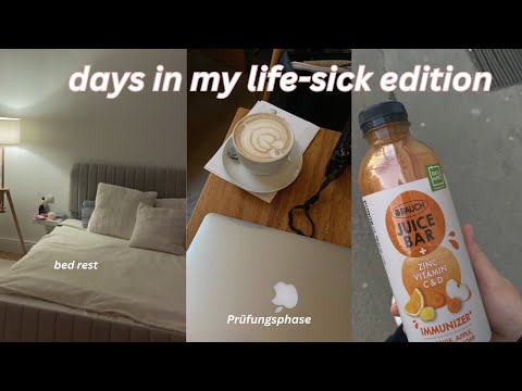 Vlog // ich bin krank…// Prüfungsphase …