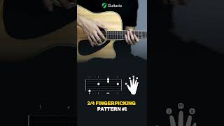 Easy Fingerpicking Pattern for 4/4 Time for Beginners 🎸 | p-i-ma-i #fingerstyle #beginnerguitar