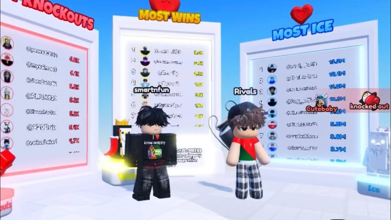 Me and my friend playing knockout in Roblox - YouTube