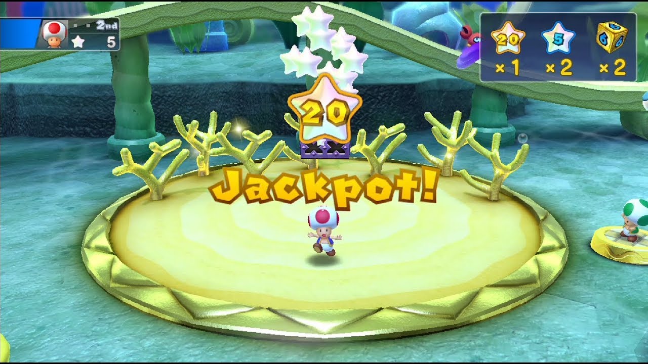 Mario Party 10 - Whimsical Waters (Master CPU) Luigi, Wario, Spike, Toad #244