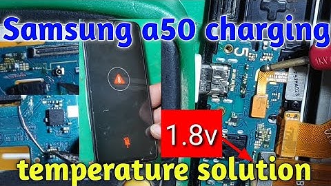 Samsung a50 charging temperature problem solution, samsung a505f charging error solution