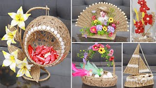 Look so sweet with 6 beautiful jute Showpiece Craft Ideas from scrap !