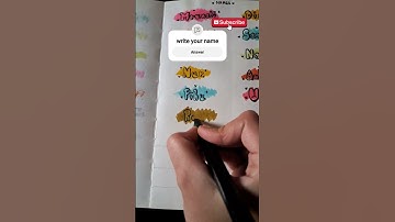 writing my subscribers Name part 54 #trending #nameart #art