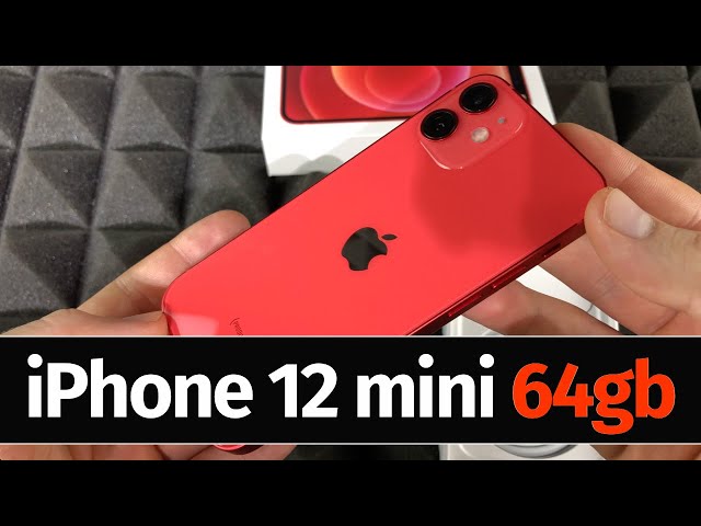 iPhone 12 mini 64gb (PRODUCT) RED Unboxing - YouTube