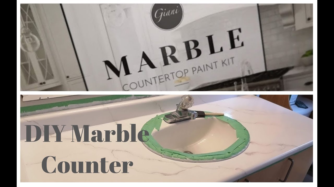 Diy Marble Countertops Giani Marble Paint Kit Review Bathroom