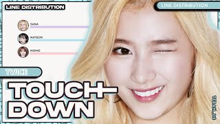 TWICE ~ Touchdown ~ Line Distribution