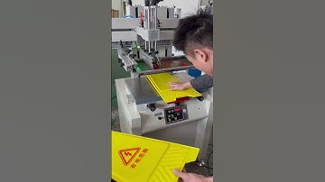 Warning sign screen printing machine, sign advertising sign screen printing machine丝印机，移印机，丝网印刷机厂家直销