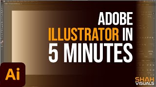 Learn Adobe Illustrator in 5 MINUTES! For Beginners | Beginner Tutorial