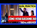 GUÍA PRÁCTICA CÓMO VOTAR ELECCIONES EL SALVADOR 2021- VÁLVULA POLÍTICA