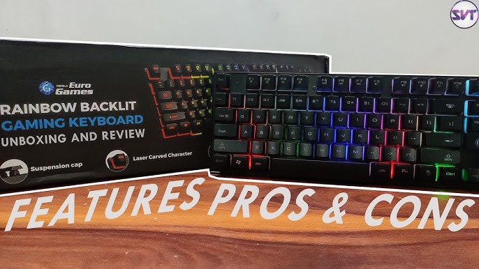 RPM Euro Games RGB Keyboard Unboxing and Review 