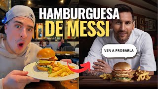 MESSI ME INVITA A PROBAR SU HAMBURGUESA