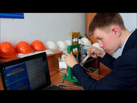 Испытание разрывной машины