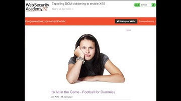 EXPERT Level Exploiting DOM clobbering to enable XSS(Burp suite Academy)