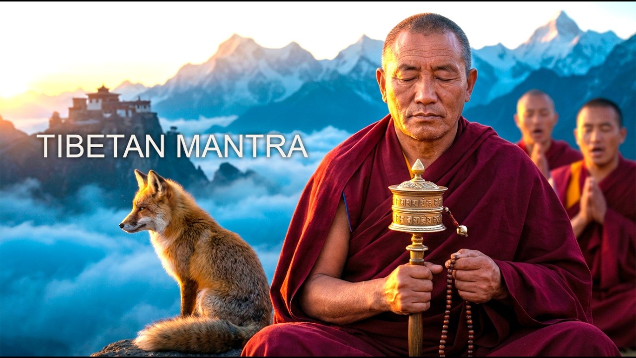 Ancient Tibetan Monk Chant in the Himalayas — Powerful Mantra for Calm & Inner Peace