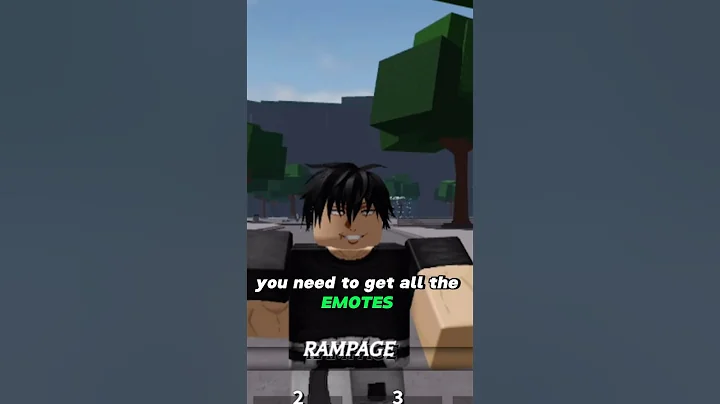 How To GET ALL EMOTES | Roblox The Strongest Battlegrounds #roblox #shorts