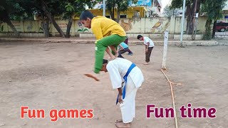Fun games | school fun races | Jumping over the partners back game | Recreation games | Funny games screenshot 4