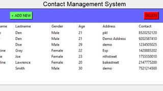 Contact Management System Using Python and Artificial Intelligence