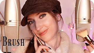 ASMR Mic Brushing YOU To Sleep  Ear & Windshield Brushing & Close Whisper to Distract your Thoughts