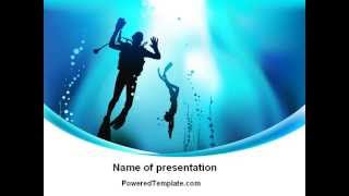Detalles Diving Lessons PowerPoint Template by PoweredTemplate.com Actualización