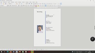 Deckblatt erstellen für Bewerbungsmappe - Libre Office